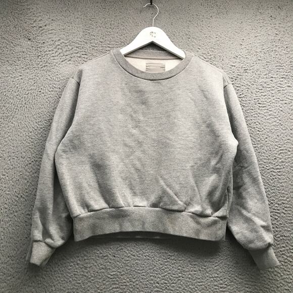 Everlane Sweatshirt Womens Small S Long Sleeve Crew Neck Heathered Gray - Picture 1 of 6